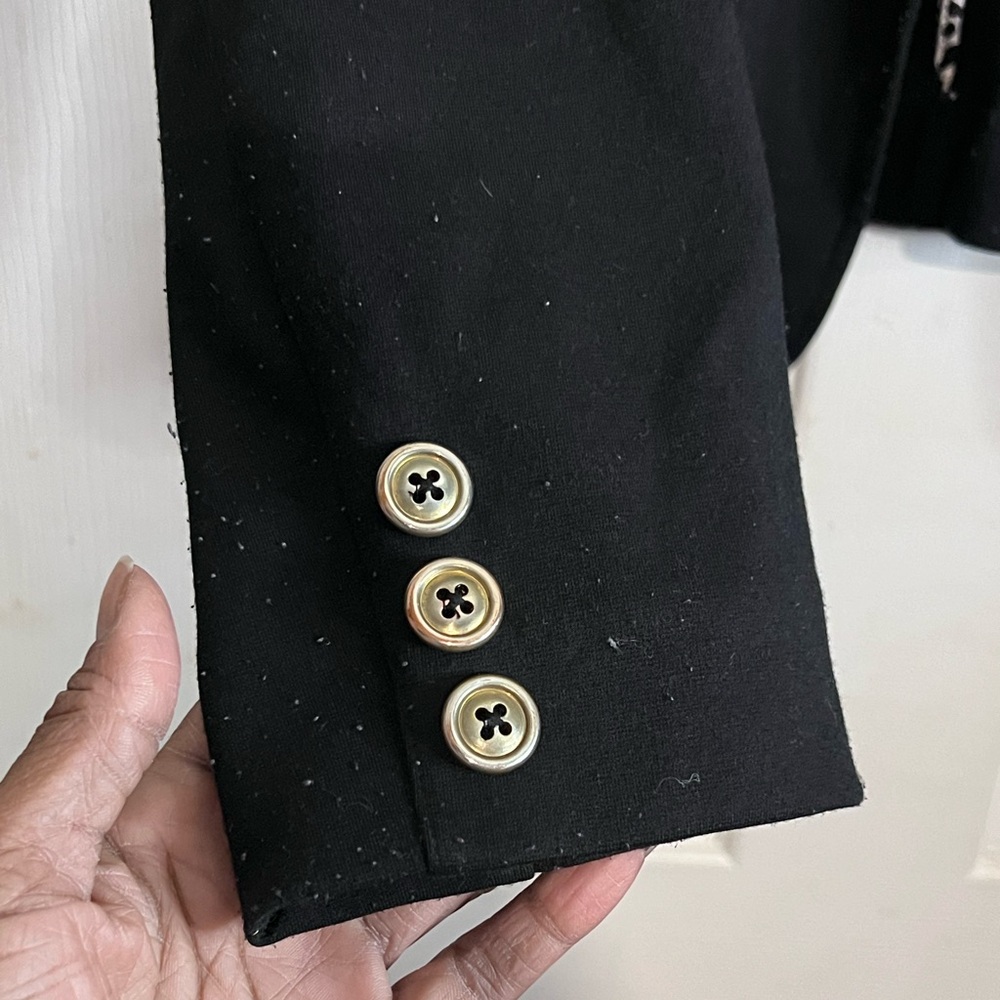 Cato black button up blazer size M - Picture 5 of 5